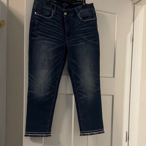 White House Black Market Dark Blue Ankle Jeans